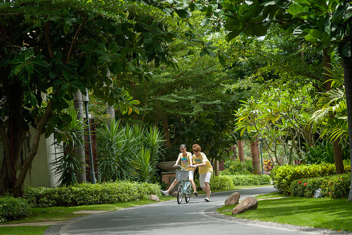 三亚维景国际度假酒店雅致复式双居别墅含4早