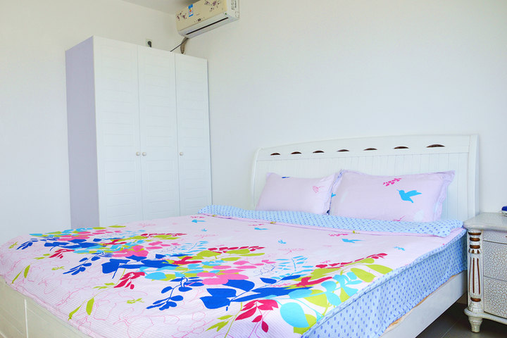 尊享三亚时间海度假公寓韩式田园正海景两房1