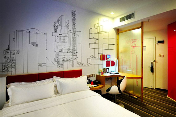 深圳圈子艺术酒.店(标准房\/高级房)-深圳酒店旅