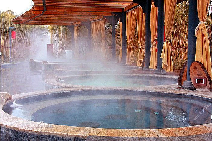 侨城云海温泉成人门票1张+1份自助餐+所有泡