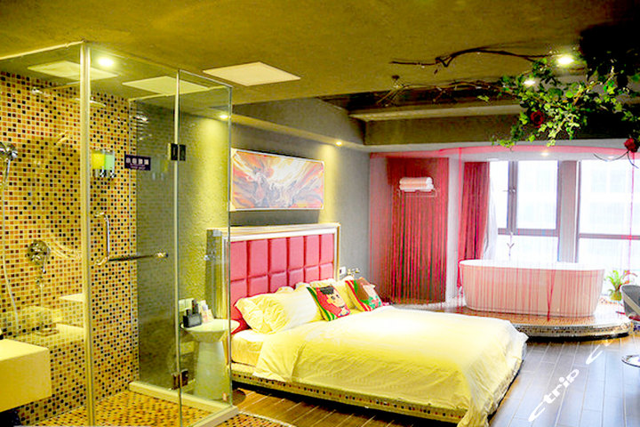 郑州山楂树情侣主题酒店(主题房六选一)团购-郑州酒店团购-【携程团购】