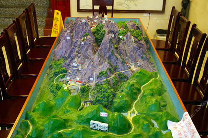 黄山云海楼—立体沙盘