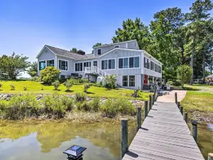 Idyllic Waterfront Home w/ Game Room & Dock