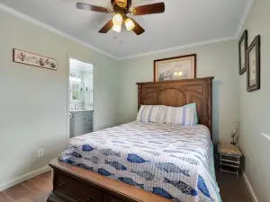 3-bedroom Riverfront home with private boat dock and view of Steinhatchee River.