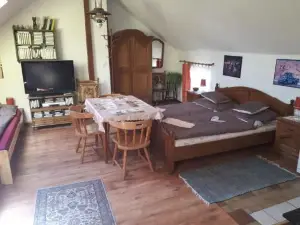 Chalupa, 3X apartmány, 11 lůžek.