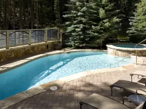 Luxury 1-Bedroom Ski-in Out Condo with Slopeside Heated Pool, No Cleaning Fee 1 Condo by Redawning