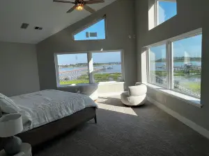 Multimillion dollar home with million dollar views on water with Dock