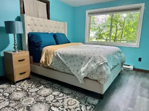 House dwelling that combines The bedroom kitchen and living area into one space