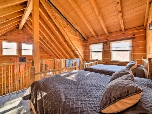 Secluded Spragueville Cabin by Atv Trails and River!