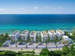 Oceanfront Residency Luxury 2b2b ,1-6 Person ,terrasse, Beach Access Garden Pool
