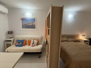 Stylish studio just steps from the sea
