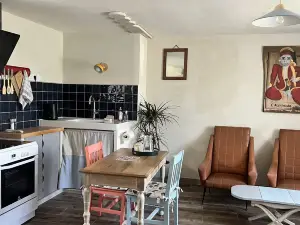 The entire flat on one level