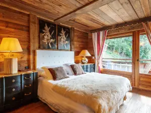 Luxueux Chalet Baron Megève.vue.Jaccuzi.pour 12