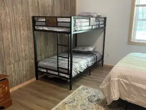 Large cabin with ATV/UTV trail access.