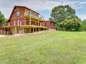 버팔로 내셔널 리버 근처의 외딴 해리슨 피난처