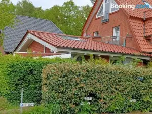 Moderne Ferienwohnung Mit Kamin u Garten im EG, Baden, Nähe Weser u Golfplatz
