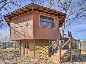 'ป่าไม้บนเนินเขาที่สายตายามพระอาทิตย์ลับขอบฟ้า': อยู่ที่ Bull Shoals Lake!