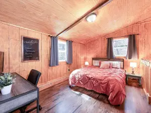 Make memories at the lake or on the porch at The Toasted Marshmallow Cabin!