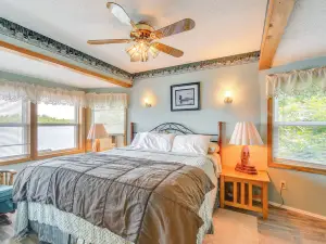 Waterfront Harrisville Home w/ Outdoor Fireplace!