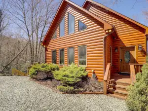 甲板 + 風景如畫的景色：比奇山小屋