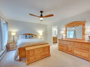 Ski-in Condo w/ Hot Tub on Burke Mtn Slopes!
