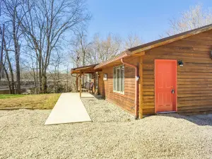 Riverfront Covington Cabin w/ Deck & Fire Pit!