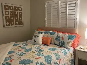 Elegant 3 bedroom 2 bathroom home on three golf courses 1 mile from the beach.