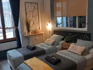 Loge 2 du théâtre Appartement Entier 2 Chambres 3 Lits dégustation Champagne Offerte