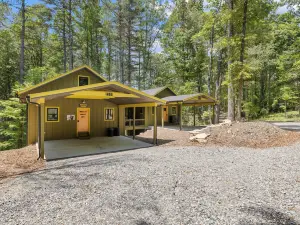 Backwoods Getaway Cozy Villa for 12 with Hot Tub Game Room