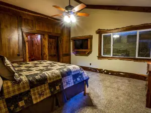 PEACEFUL PLAYGROUND.  130 acres of fun.  RV hookups available too.