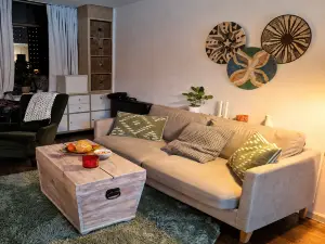 Small apartment with a patio