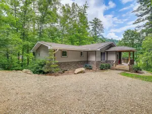 Lakefront Butler Home w/ Hot Tub & Fire Pit!