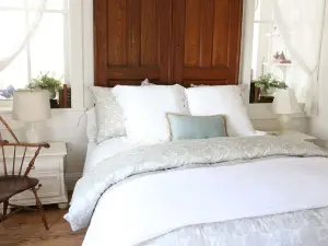 Unique!  A renovated old railroad depot turned into a cozy cottage.
