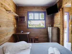 Cabanas Sossegadas na Praia do Rosa -Prj