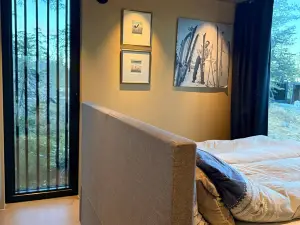 Unique, modern cabin designed by Snøhetta, located at Blefjell