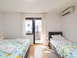 Charming Studio Rental with Garden View in Malinska, Croatia