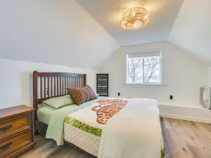 Deck and Scenic Views Lakefront Cottage in Hale!