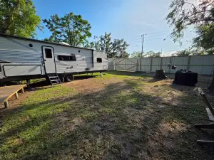 Stay at The Rusty Hooker a Cozy Camper in Perry Fl