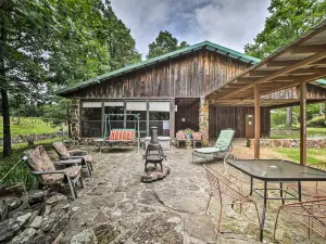 '松木小屋位於奧扎克山脈的450英畝地區