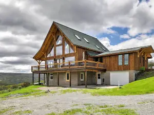Naples Cabin w/ Lake Views & Wraparound Deck!