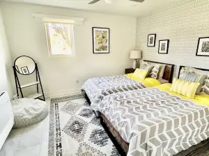 Dog-Friendly Cottage w/ Creek, Barn, Game Room, Fire Pit, Hot Tub, Sleeps 10