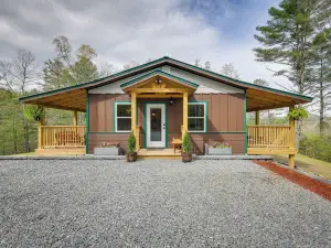 風景如畫的墨菲小屋，帶熱水浴缸、火坑和美景