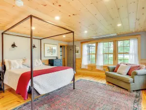 Dock & Beach Access! Waterfront Home on Kezar Lake