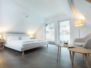 Modern vacation apartment in Lauscha, near Rennsteig and the Silbersattel ski arena.