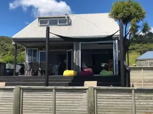 Stunning views with beach access across the road.