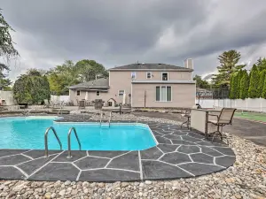 53 Mi to Metlife! Jersey Home w/ Hot Tub & Pool!