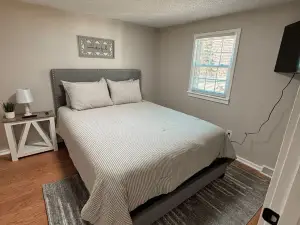 The Grey Nest: A cozy, stylish retreat with modern comforts and a welcoming vibe