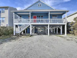 Steps to Sunset Beach: Canal-Front Home w/ Dock!