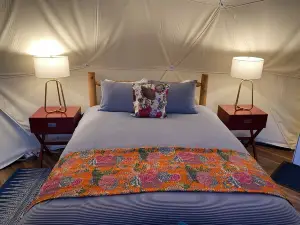 Cozy, Seasonal Geo-Dome with Heat/AC on Private Hiking paradise in Gunks.