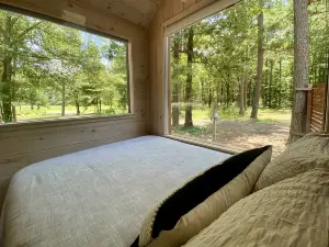 Majestic Nordic Tiny House with Private Deck, Grill and Fire Pit in Arkansas